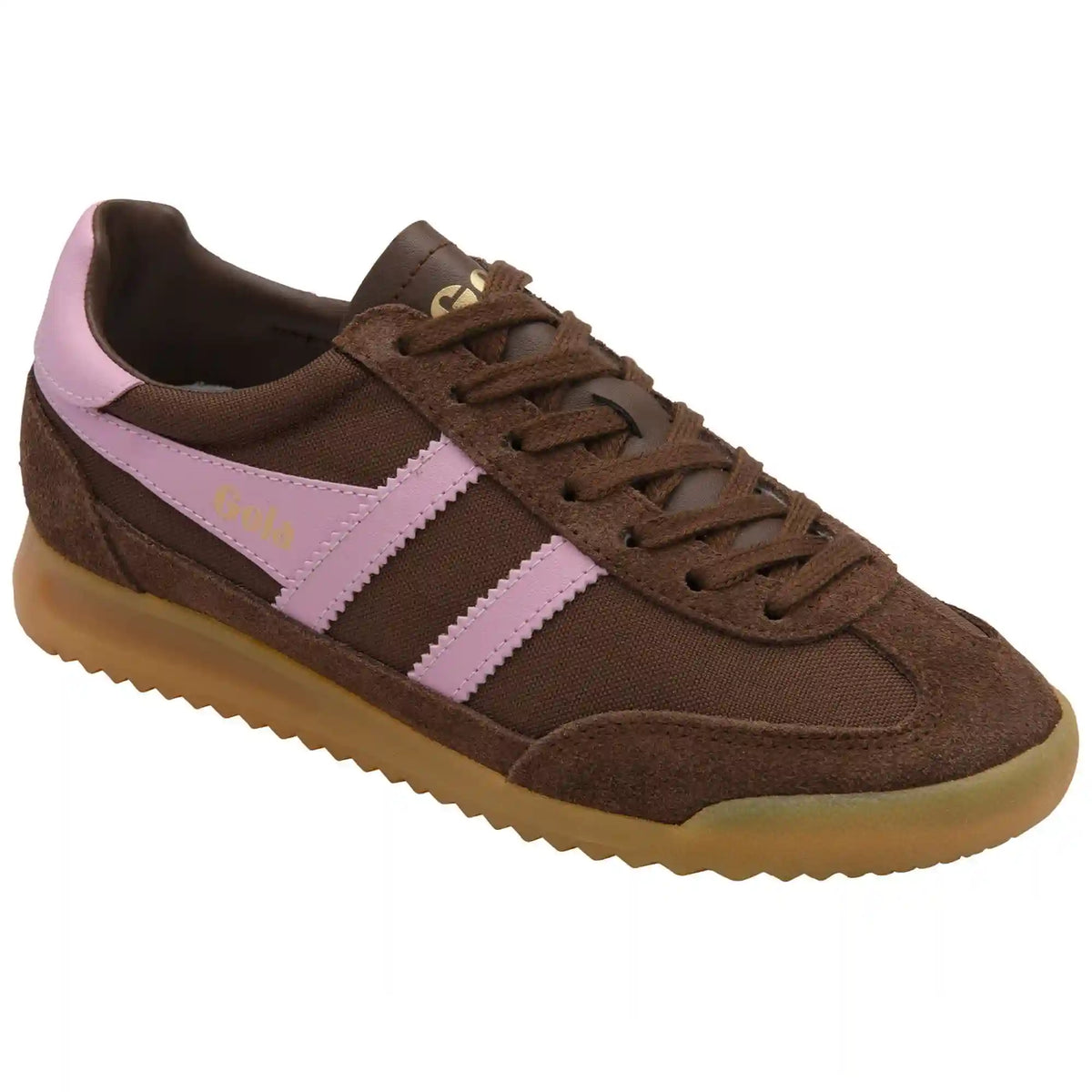 Gola Classics Women's Tornado Sneakers - Dark Brown/Candy