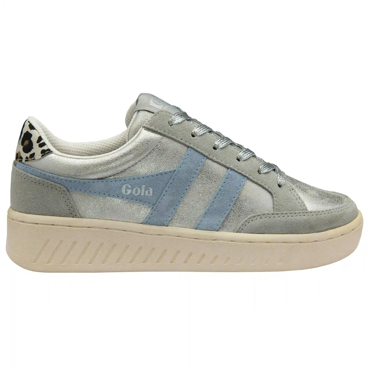 Gola Classics Women's Superslam Blaze II Sneakers - Silver/Air/Snow Leopard