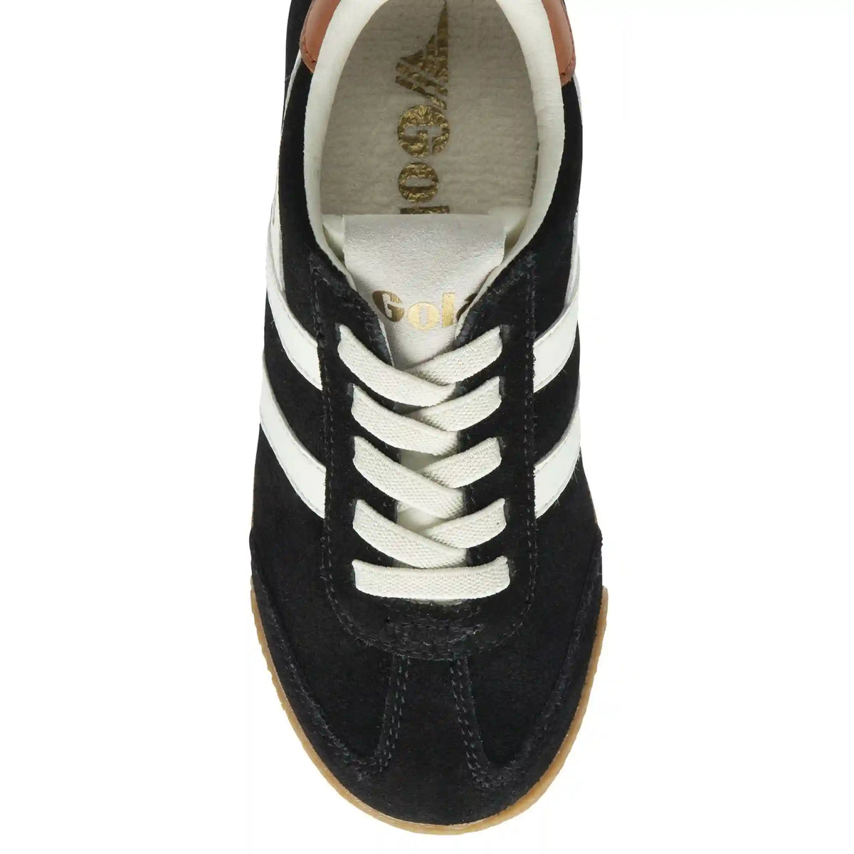 Gola Classics Kids' Elan Sneakers - Black/Off White/Moody Orange