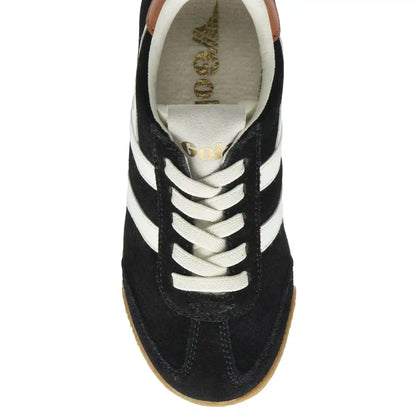 Gola Classics Kids' Elan Sneakers - Black/Off White/Moody Orange