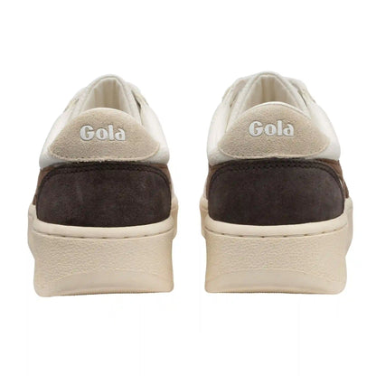 Gola Classics Women's Grandslam Trident Sneakers - White/Otter/Wheat