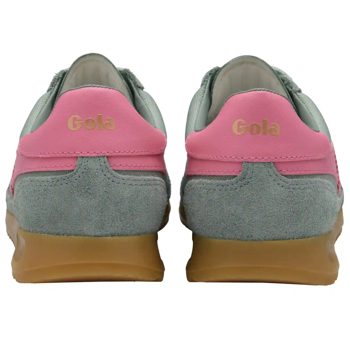 Gola Classics Women's Tornado Sneakers - Green Mist/Fluro Pink
