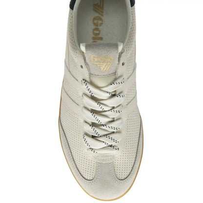 Gola Classics Men's Cyclone Leather '76 Sneakers - Off White/Navy/Gum