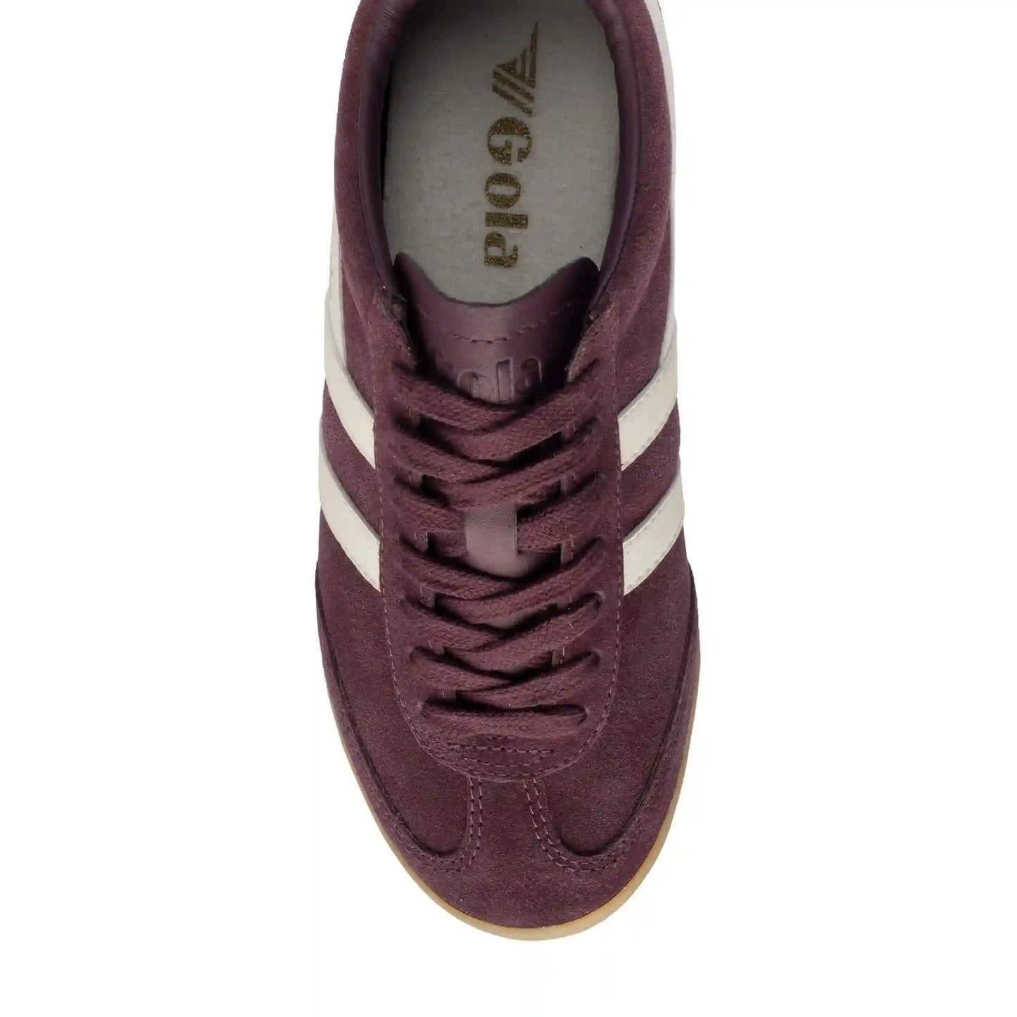 Gola Classics Women's Apollo Sneakers - Windsor Wine/Off White/Coral/Gum