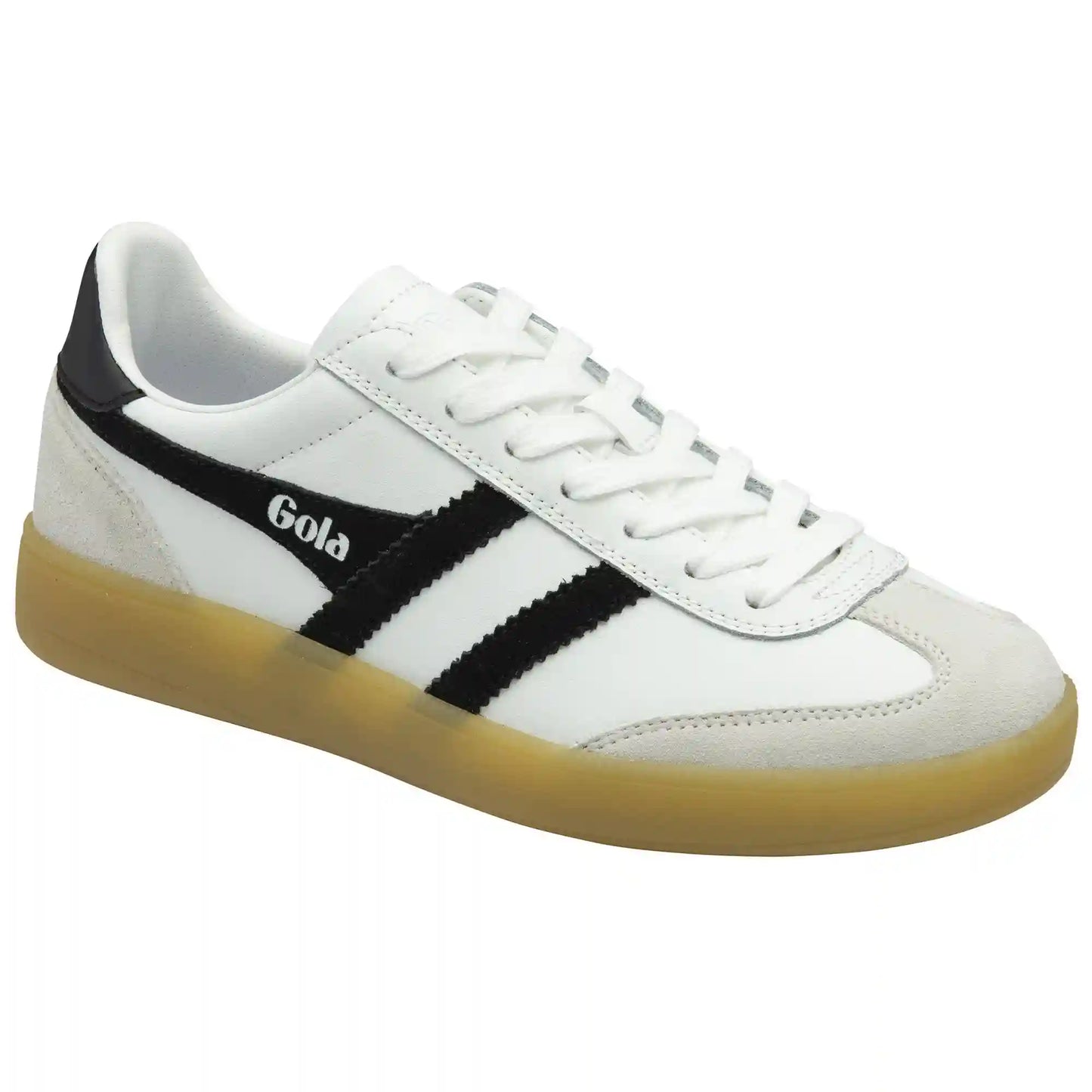 Gola Classics Women's Viper Leather Sneakers - White/Black/Gum