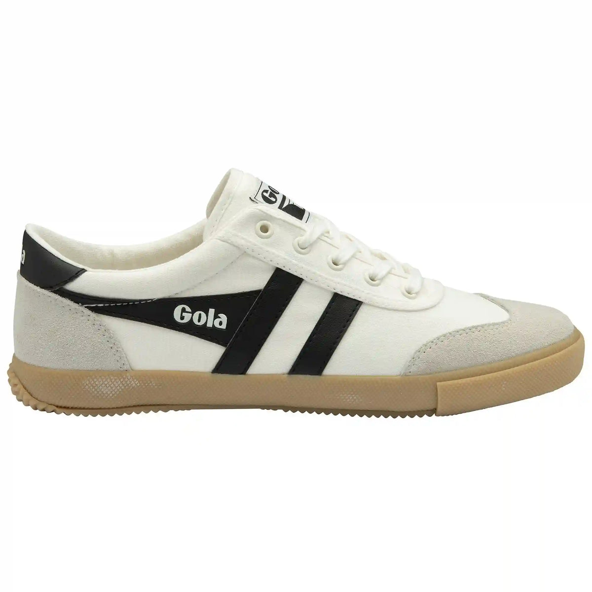 Gola Classics Men's Badminton Plimsoll Sneakers - Off White/Black/Gum