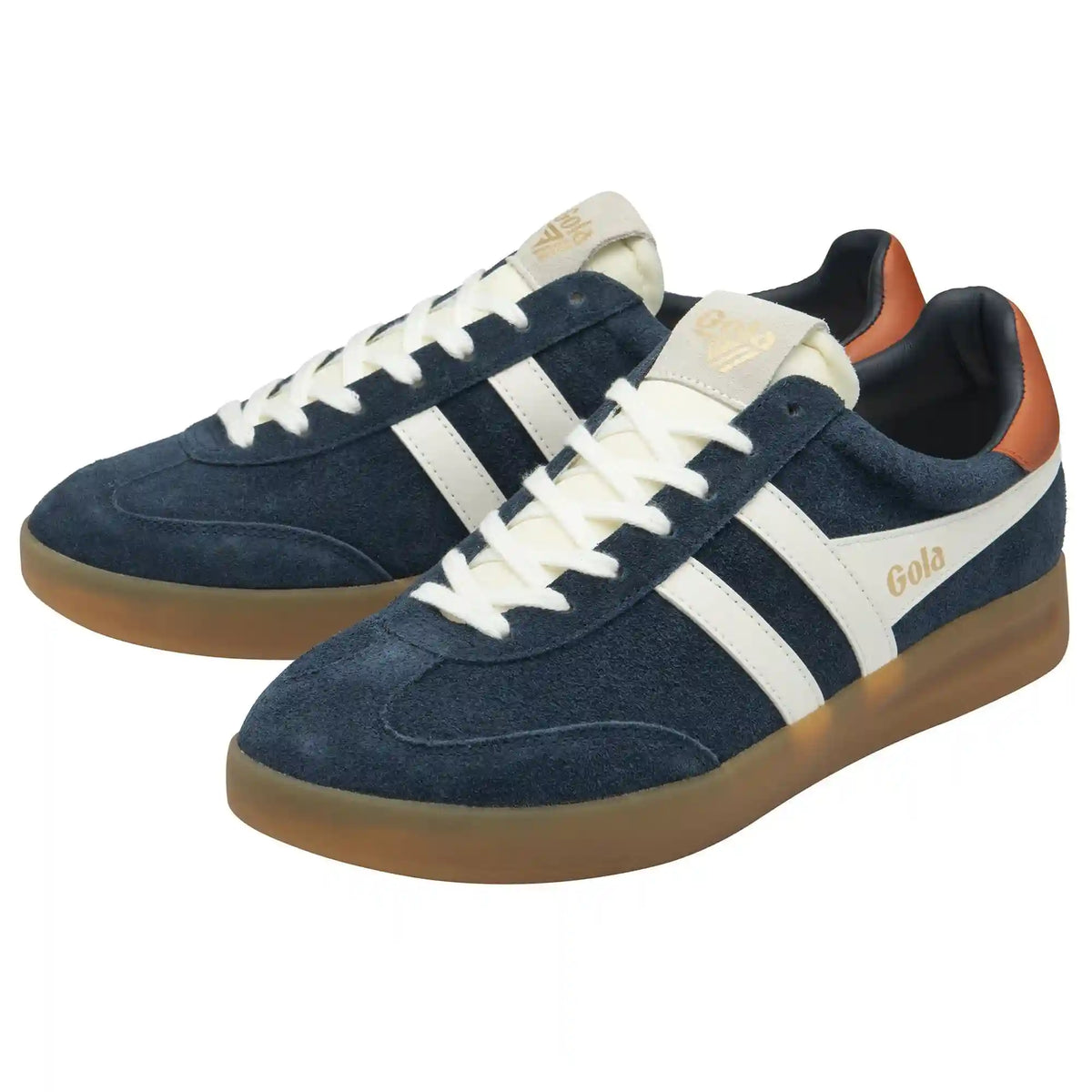 Gola Classics Men's Cyclone Sneakers - Navy/Off White/Moody Orange/Gum