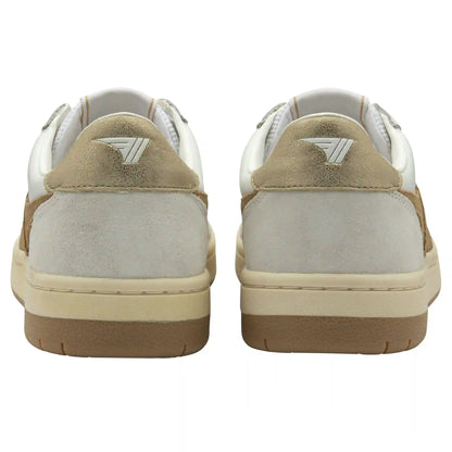 Gola Classics Women's Hawk Sneakers - White/Light Caramel/Gold