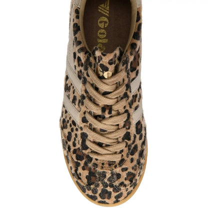 Gola Classics Women's Torpedo Safari Sneakers - Leopard/Gold