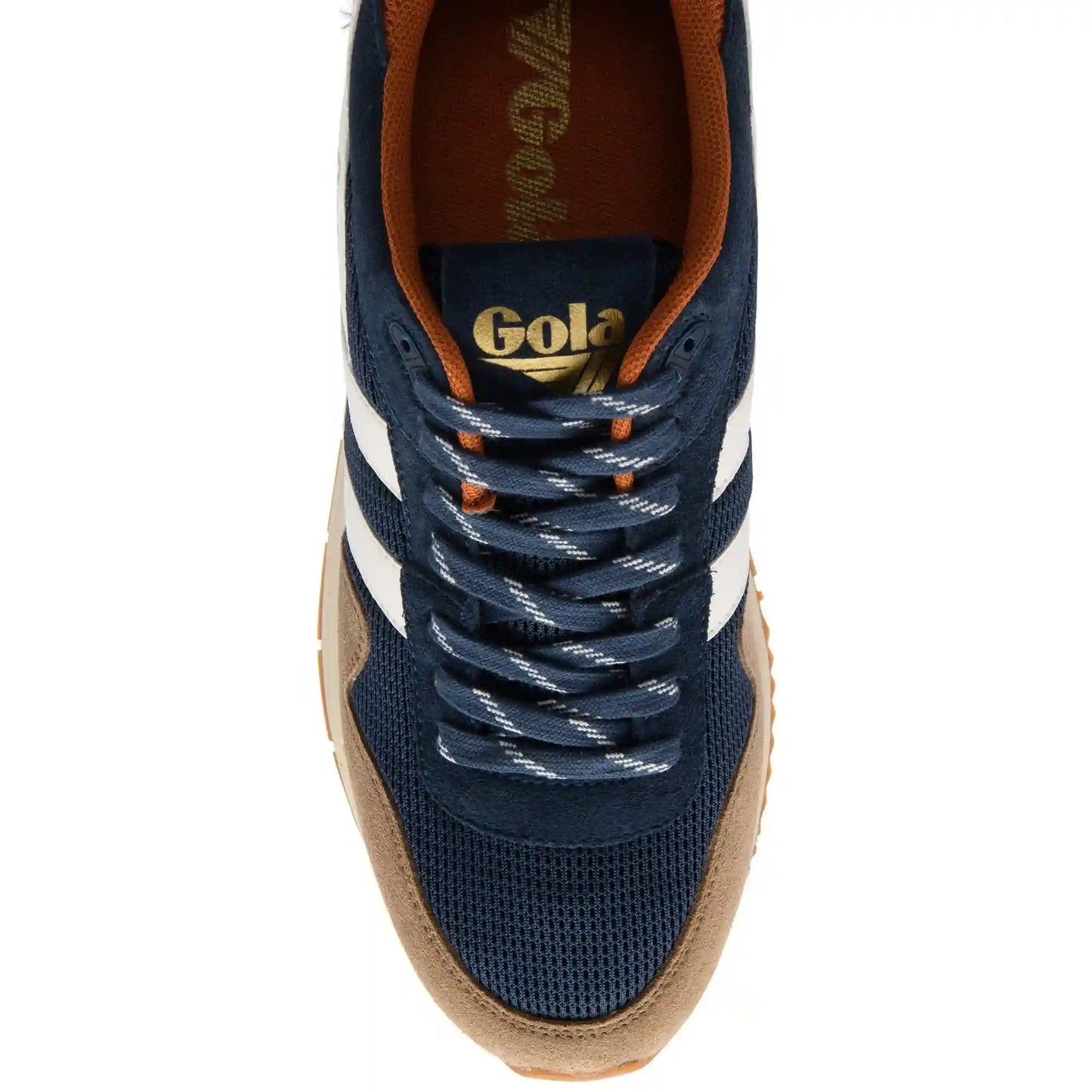 Gola Classics Men's Delta Sneakers - Navy/Tobacco/Off White