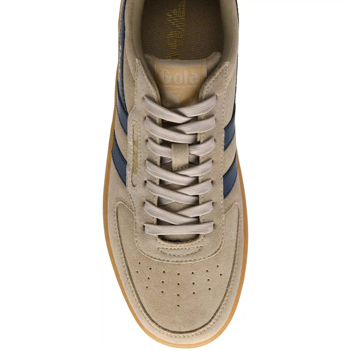 Gola Classics Men's Hawk Suede '86 Sneakers - Bone/Navy/Gum