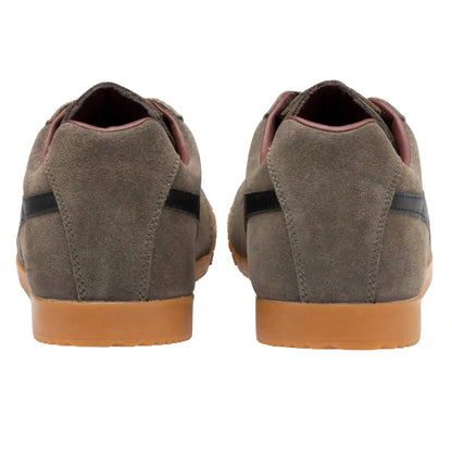Gola Classics Men's Harrier Suede Sneakers - Urban Moss/Black/Burgundy