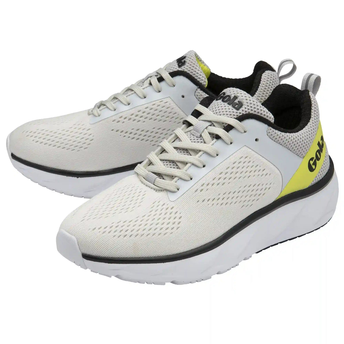 Gola Performance Men's Ultra Speed Sneakers - Arcade White/Volt/Black